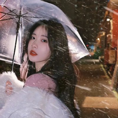 穿风信子蓝的少女 海报
